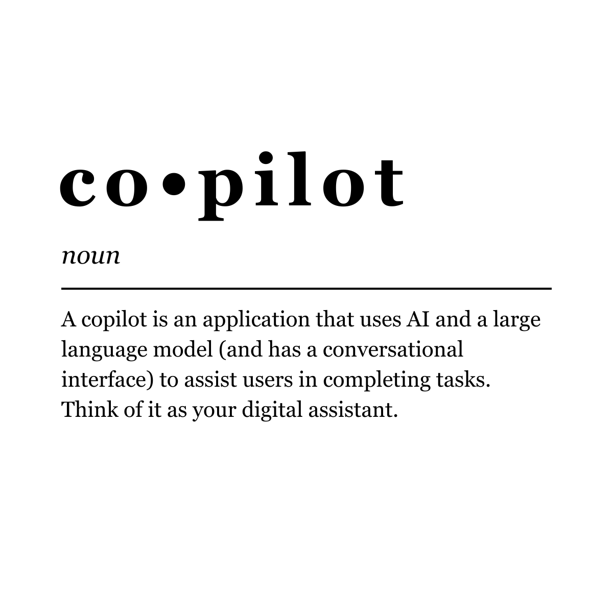 What is a copilot?